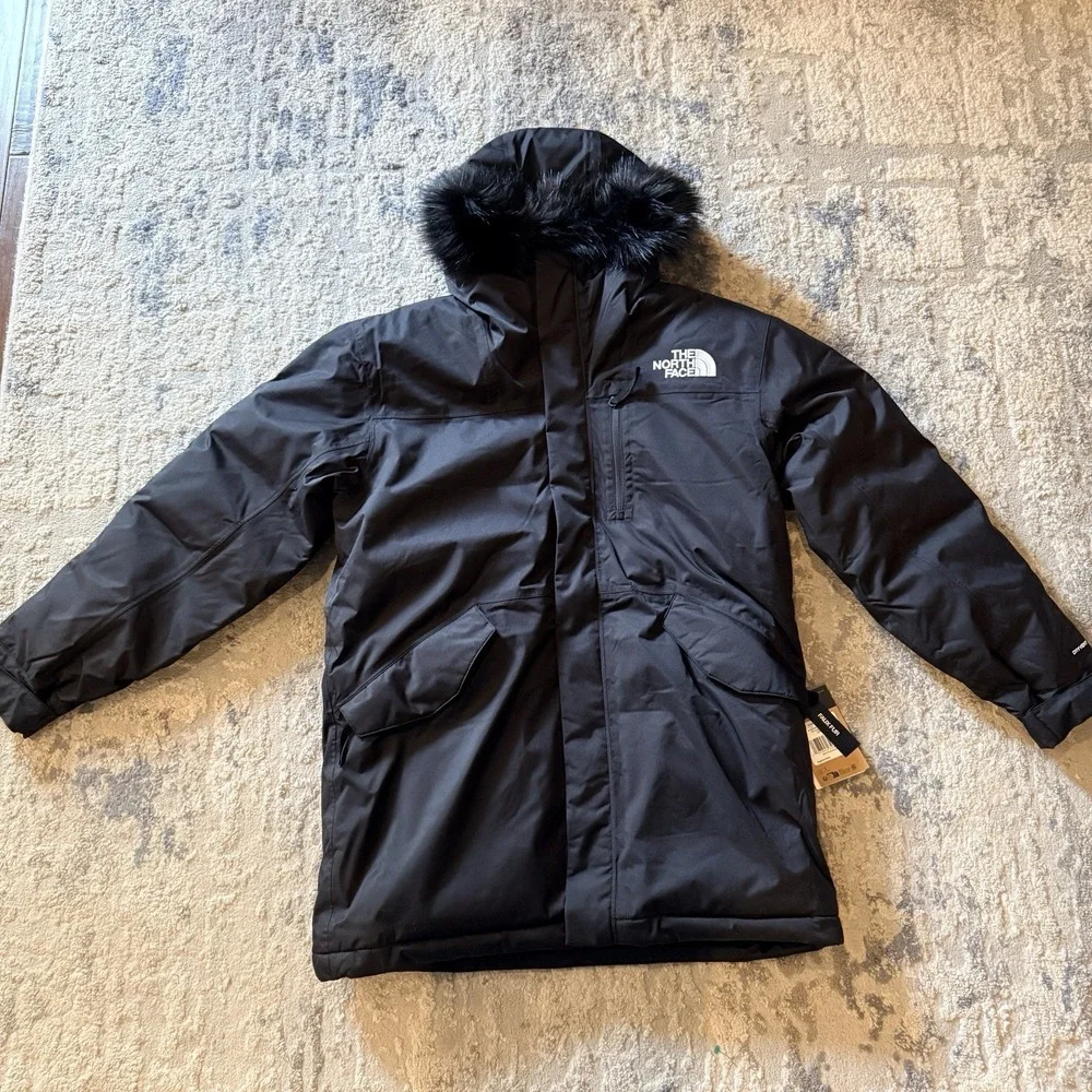 The North Face Mens Bedford Down Parka Coat Black Mens Large NWT MSRP $400 TNF